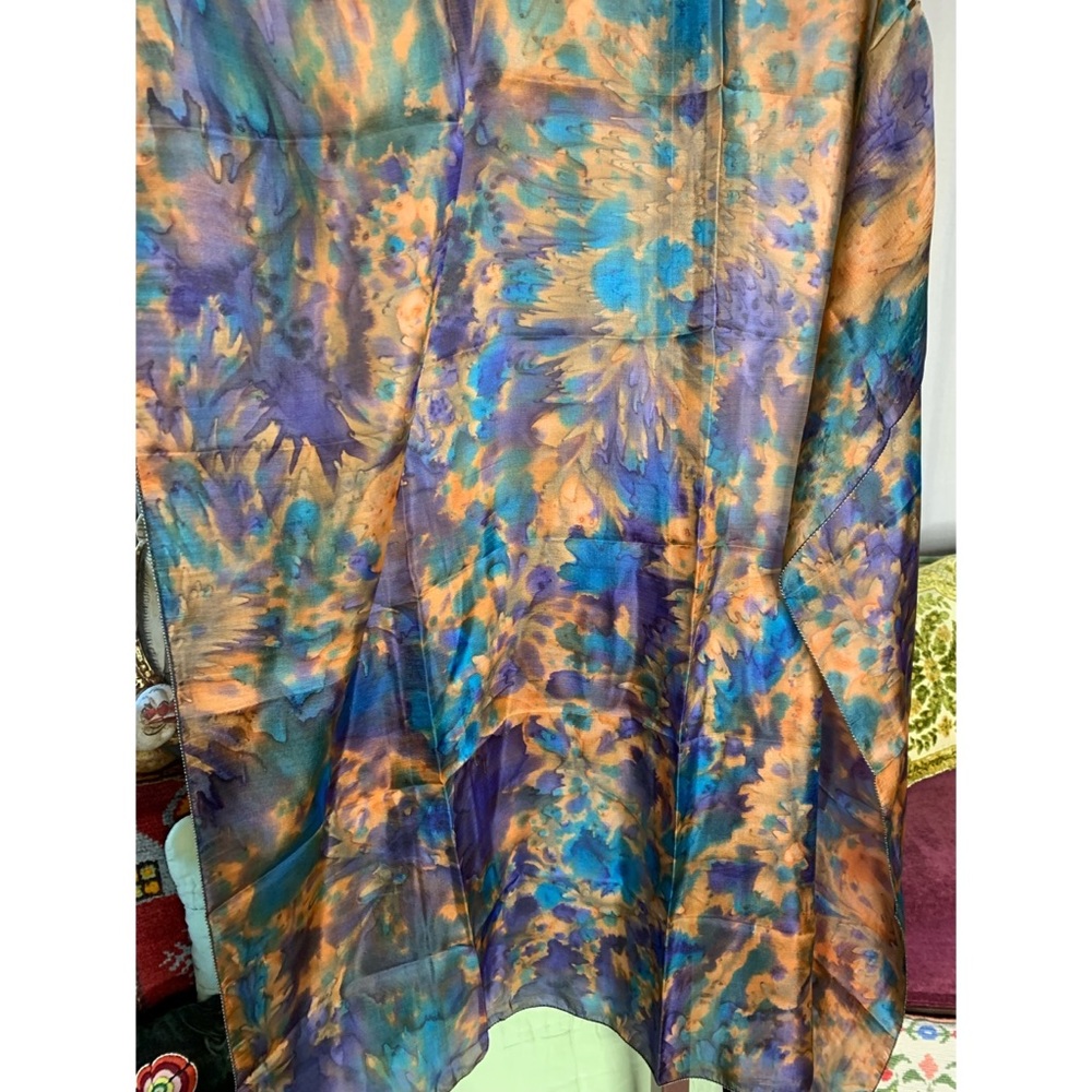 TieDye Silky Scarf
